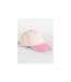 Casquette De Baseball Motif/style Rétro Adulte Blanc Cassé Rose Beechfield-3