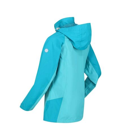 Veste imperméable calderdale femme turquoise / turquoise clair Regatta