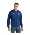 England Rugby Mens Classic Umbro Bomber Jacket (Navy)