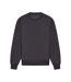 Unisex adult signature heavyweight sweatshirt solid charcoal Awdis-1