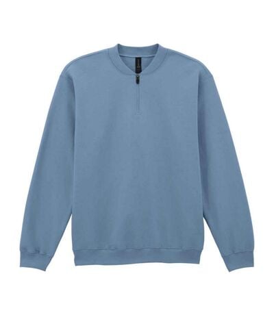 Sweat Softstyle Adulte Bleu De Gris Gildan