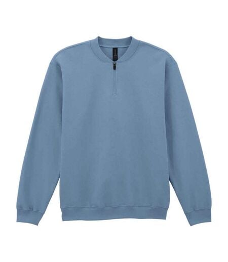 Sweat Softstyle Adulte Bleu De Gris Gildan