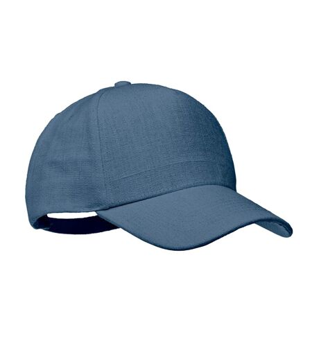 Naima Hemp Baseball Cap Blue MidOcean
