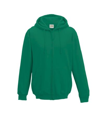 Awdis Plain Mens Hooded Sweatshirt / Hoodie / Zoodie (Bottle Green)