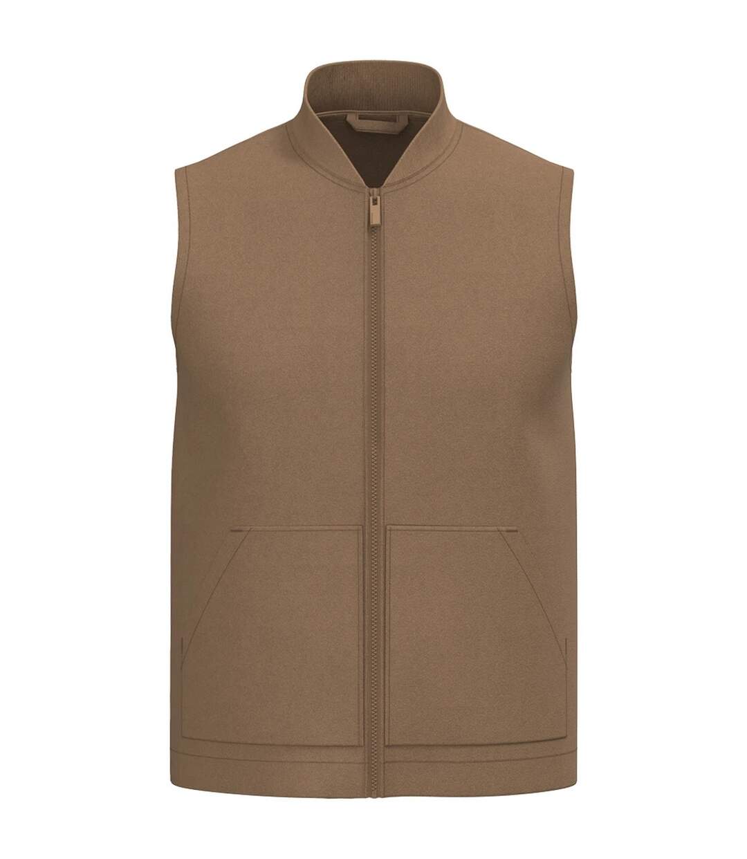 Veste Sans Manches Adulte Chameau Foncé Native Spirit-1