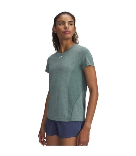 Womens/ladies Vanish Seamless T-shirt Green White Under Armour