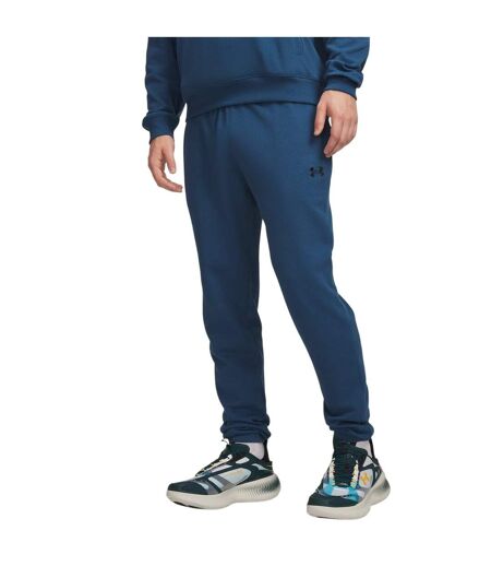Mens Rival Fleece Joggers Blue Black Under Armour