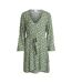 Robe verte à motifs femme vila viviska-1
