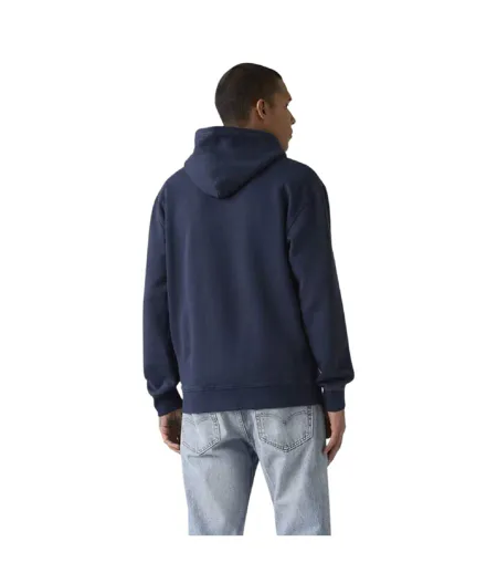 Mens Logo Polycotton Hoodie Navy Blazer Levis