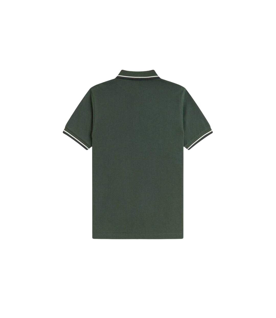 Polo Motif/style Double Pointe Homme Bleu Vert Fred Perry-3