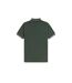 Polo Motif/style Double Pointe Homme Bleu Vert Fred Perry-3