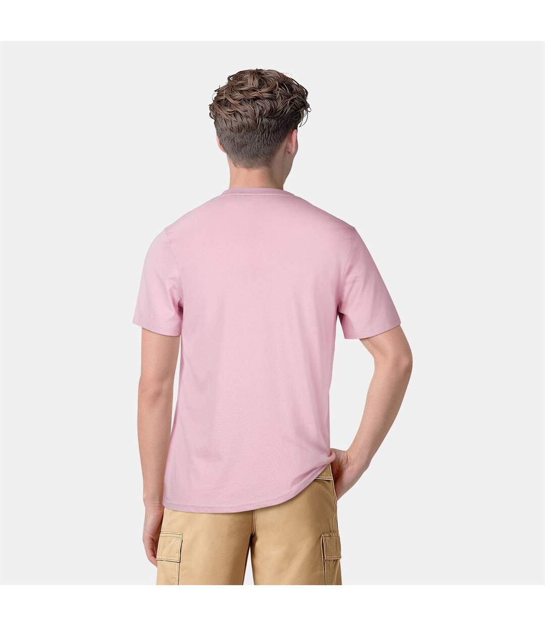 T-shirt Manches Courtes Motif/style Logo Homme Rose Clair Lyle & Scott-4