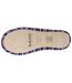 Isotoner Chaussons Ballerines femme ultra confortables, en coton biologique et semelle en cuir, détail grand nœud-4