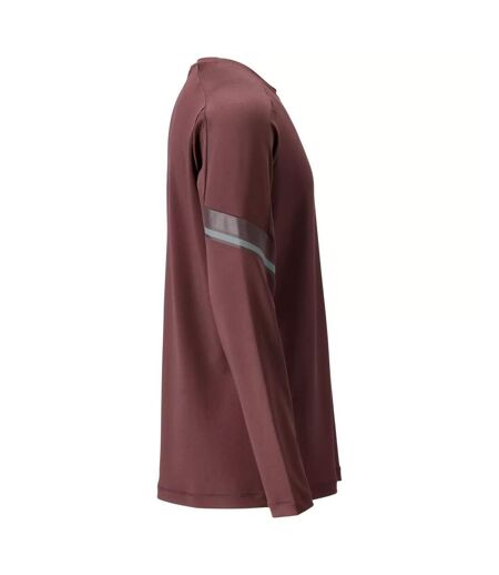 T-shirt Manches Longues Customised Homme Bordeaux Mascot