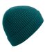 Beechfield Unisex Adult Rib Knit Beanie (Ocean Green)
