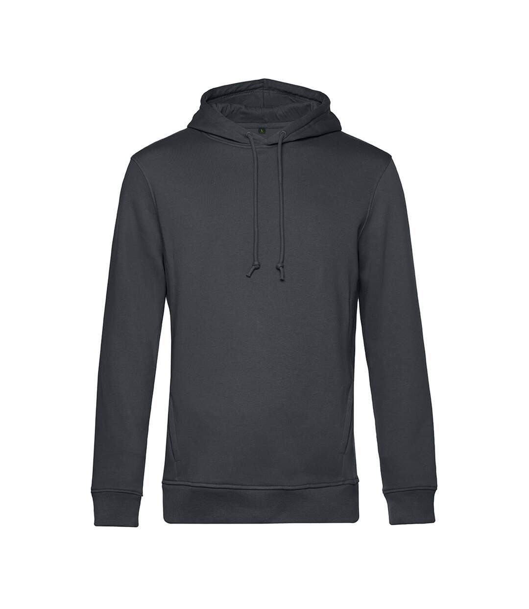 B&C Mens Organic Hooded Sweater (Asphalt) - UTBC4690-1