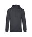 B&C Mens Organic Hooded Sweater (Asphalt) - UTBC4690-1