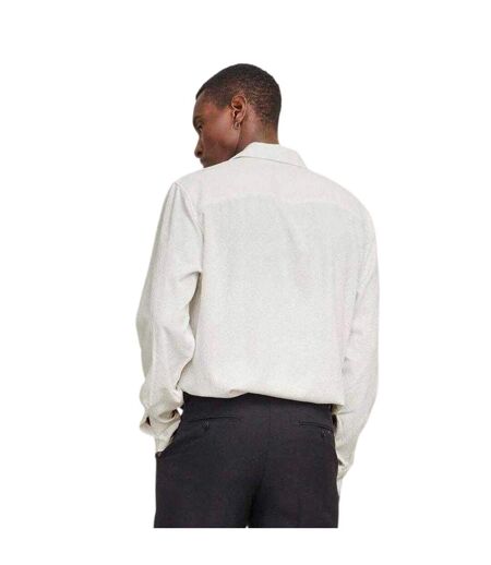 Mens Jacquard Shirt White Jack And Jones