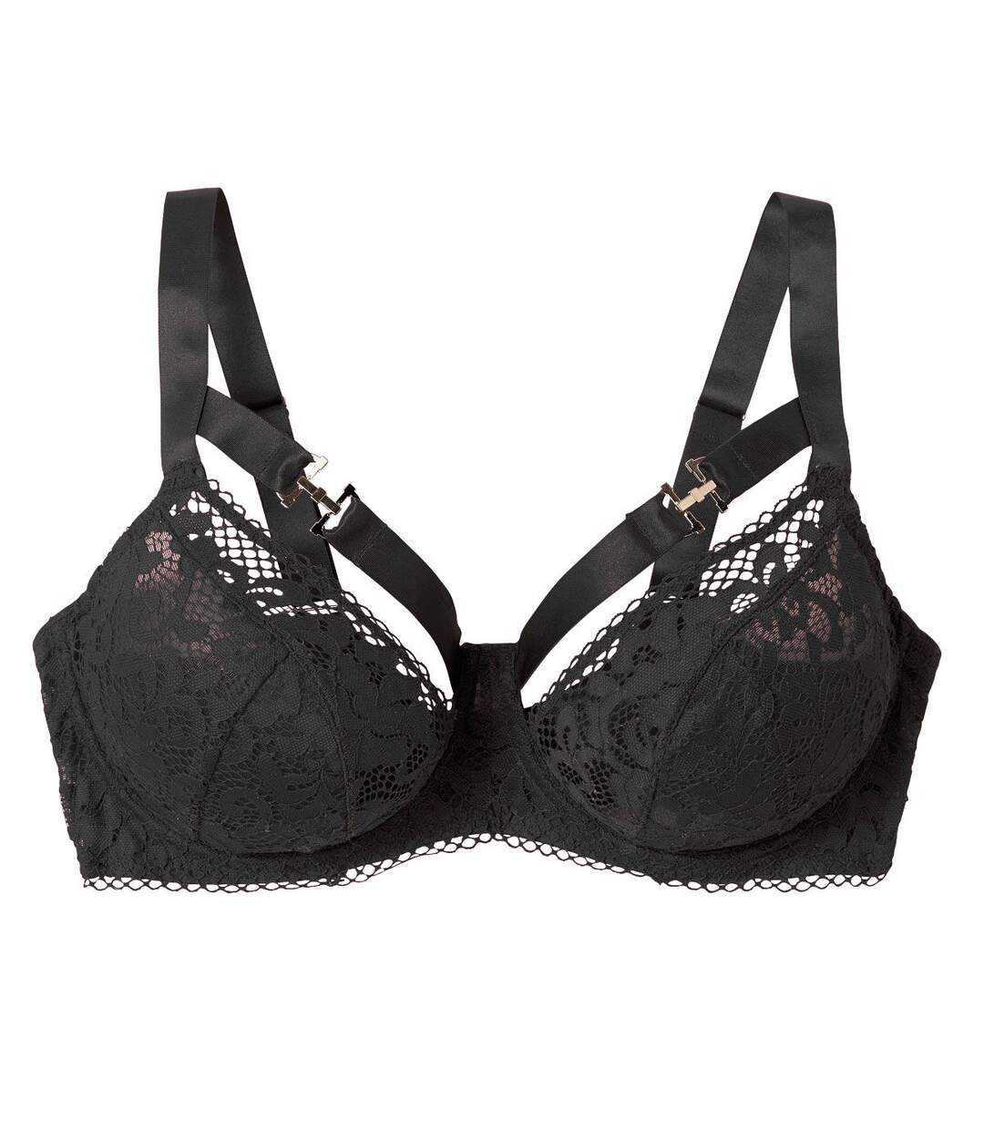 Soutien-gorge grand maintien noir Danger