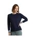 Womens/ladies kinga lightweight knitted jumper navy Weird Fish-3