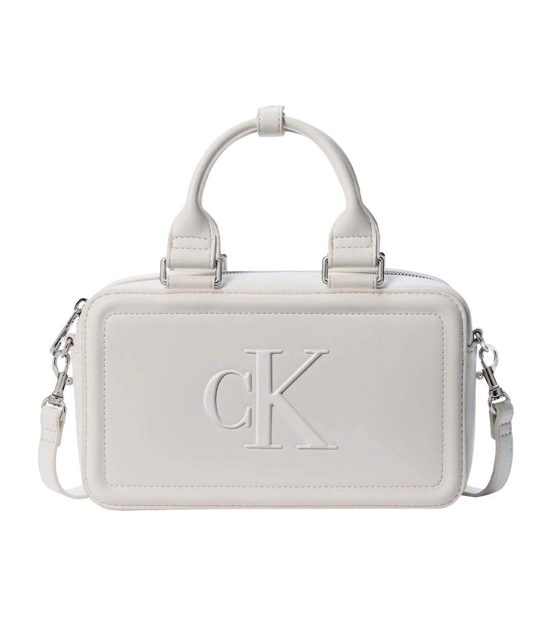 Sac à bandoulière blanc femme calvin klein jeans bold-1