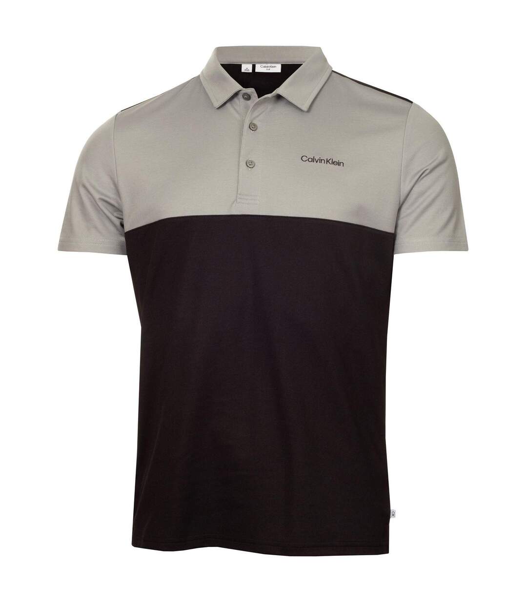 Polo Motif/style Brodé Homme Noir Argenté Calvin Klein-1