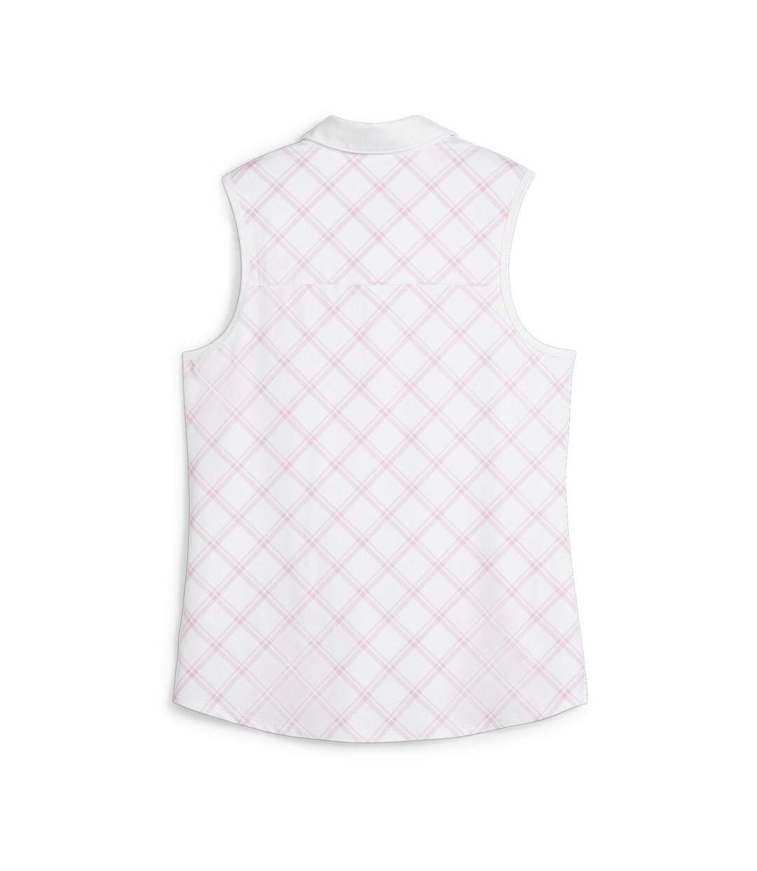 Polo golf rose/blanc femme puma cloudspun-2