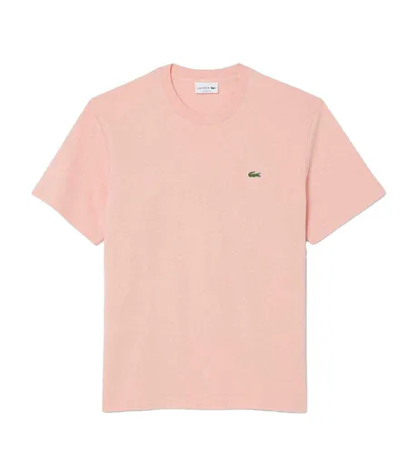 T-shirt Motif/style Logo Brodé Homme Rose Lacoste