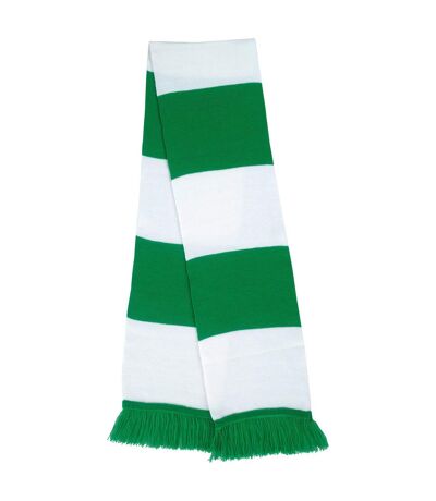 Team winter scarf one size kelly green/white Result Winter Essentials