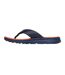 Mens Go Consistent Rubber Flip Flops Navy Orange Skechers-2