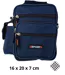 Sacoche bandoulière  Multi-Poches pour Homme - Synthétique bleu-1