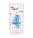 Bougie d'Anniversaire Paillette Chiffre 4 7cm Bleu-2
