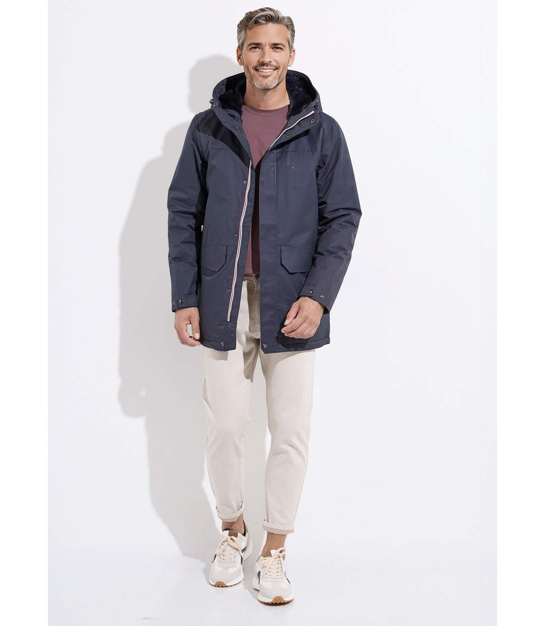 Parka à capuche intérieur fourrure-3