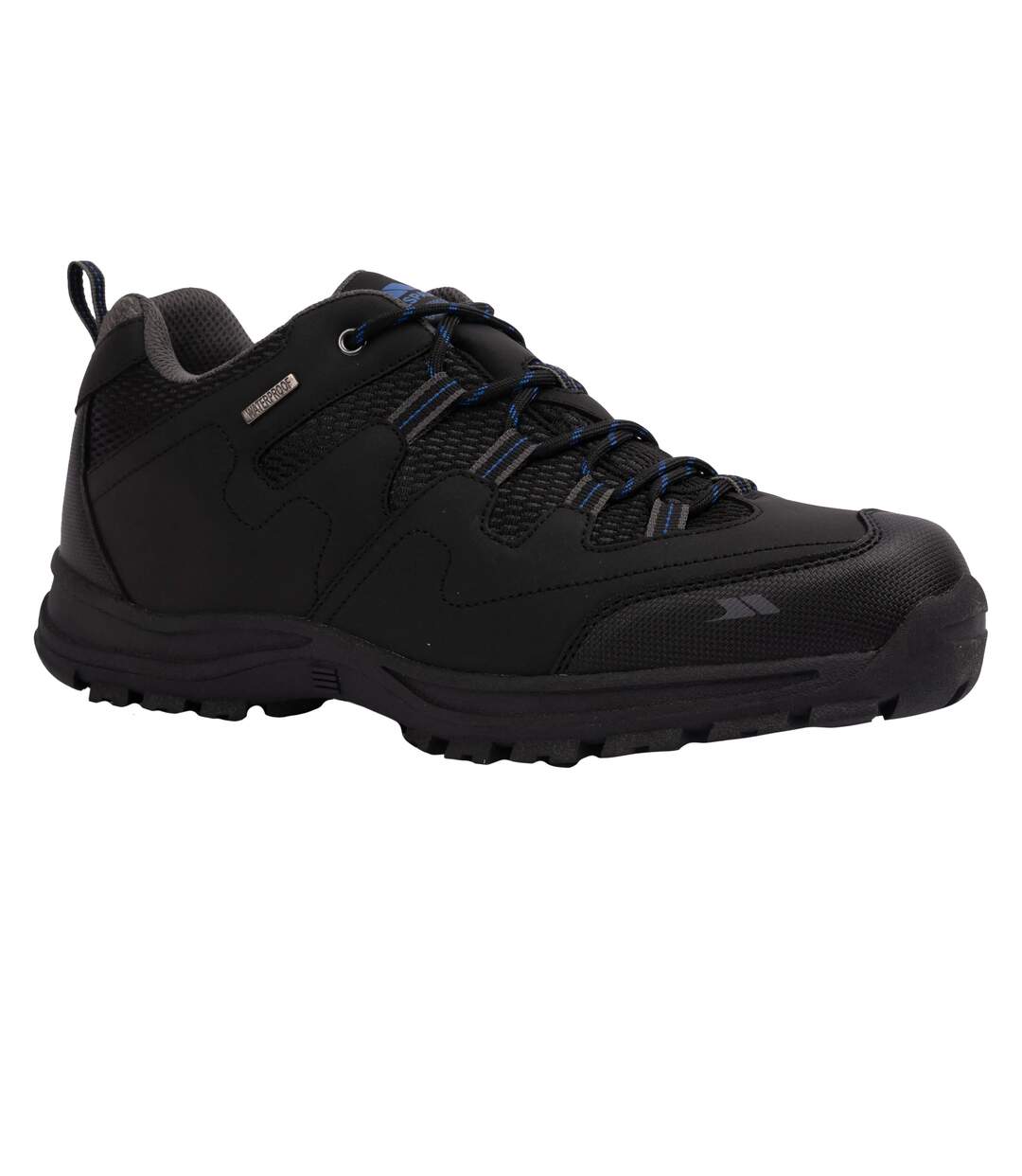 Chaussures de randonnée finley homme noir / bleu Trespass-1