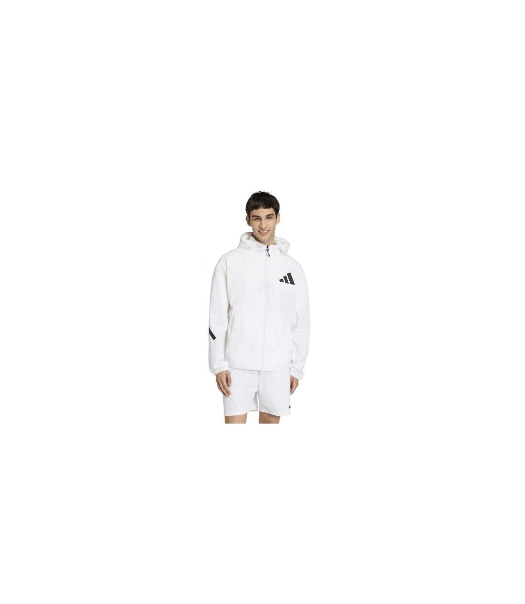 Mens Z.n.e. Track Top White Adidas-1