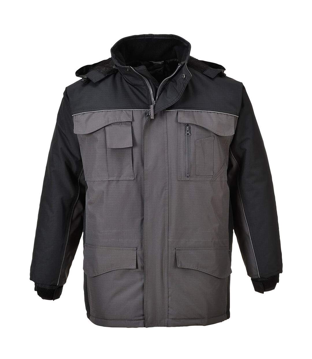 Parka homme noir / gris Portwest