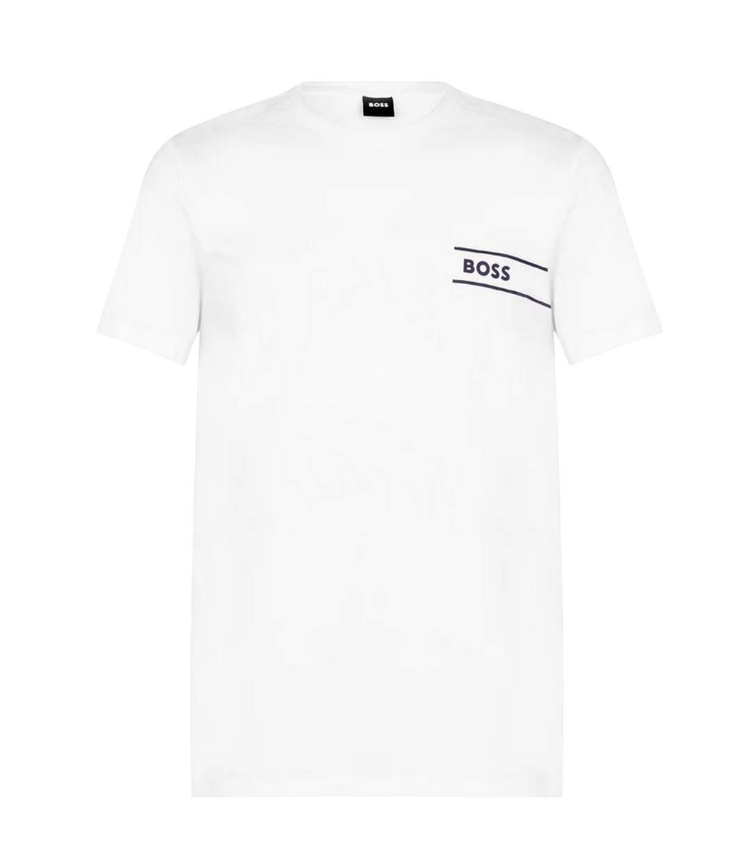 Mens Hbw Logo Crew Neck T-shirt White Boss-1