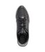 Mens Treats Plain Leather Trainers Black Dune London-3