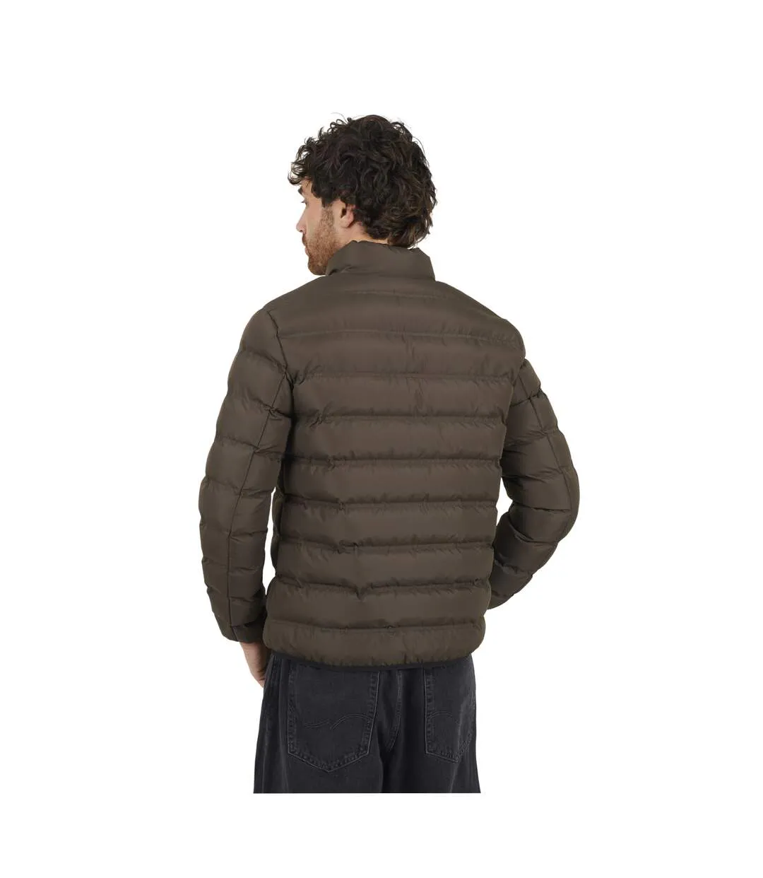Doudoune Motif/style Matelassé Marley Homme Marron Brave Soul-2