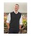 Mens Cashmere Sweater Vest Black WoolOvers-1