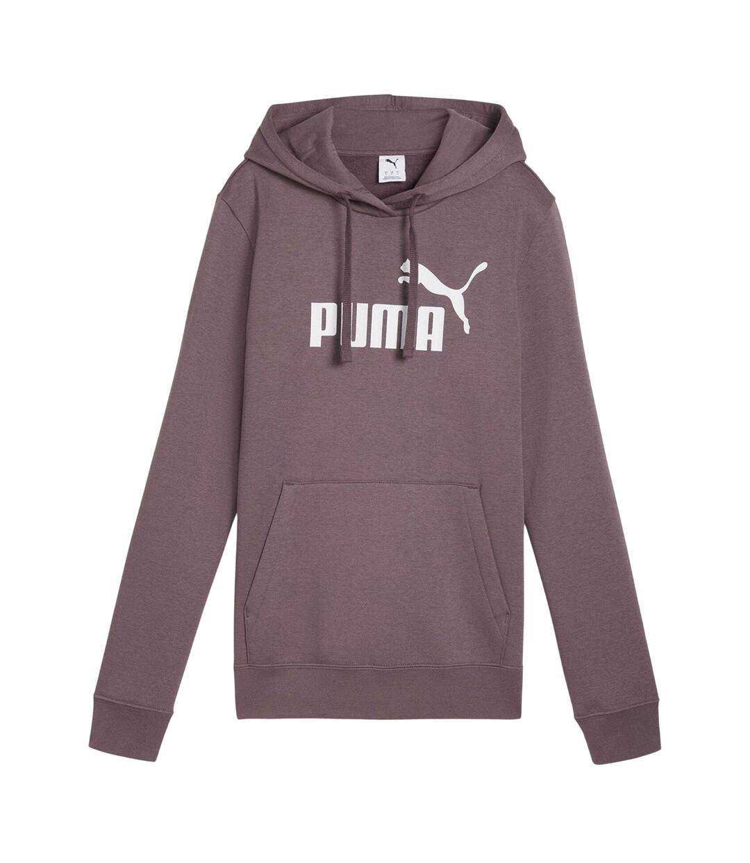 Womens/ladies No.1 Logo Fleece Overhead Hoodie Raisin Puma-2
