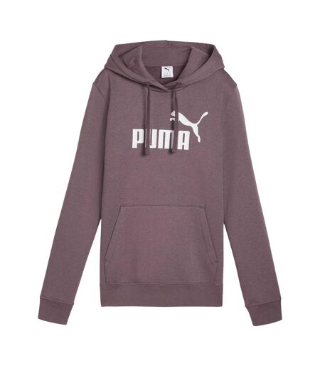 Womens/ladies No.1 Logo Fleece Overhead Hoodie Raisin Puma