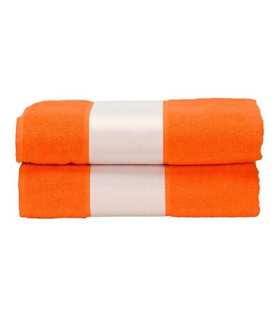 A&R Towels Subli-Me Bath Towel (Bright Orange) (One Size)