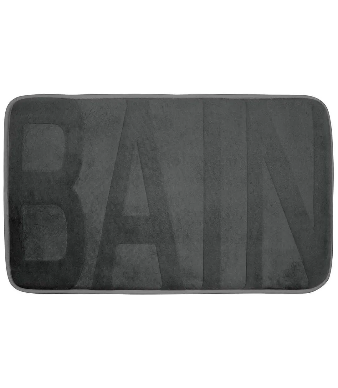 Tapis de Bain Microfibre Relief 45x75cm Anthracite-1