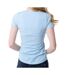 T-shirt bleu femme pepe jeans new virginia-2