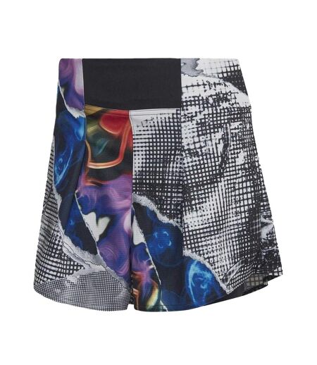 Short De Course Motif/style Imprimé Intégral Femme Noir Imprimé Adidas