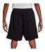 Mens Club Embroidered Logo Shorts Obsidian Black Nike-2