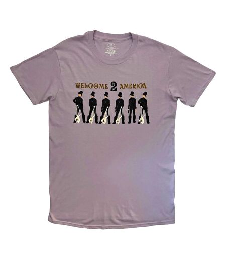 T-shirt Welcome To America Adulte Violet Prince