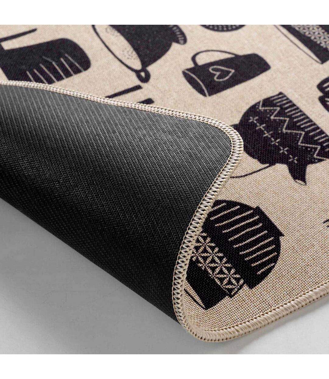 Tapis Multi-Usage Tissé Kitchen 45x75cm Naturel-3