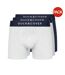Pack of 3  Mens sagnet boxer shorts  blue/white/grey Duck and Cover-1